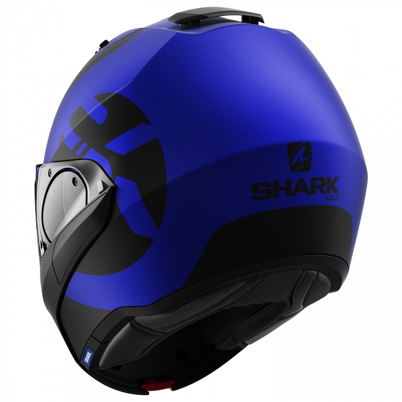 Klapphelm SHARK EVO-ES Kedje schwarz-blau matt