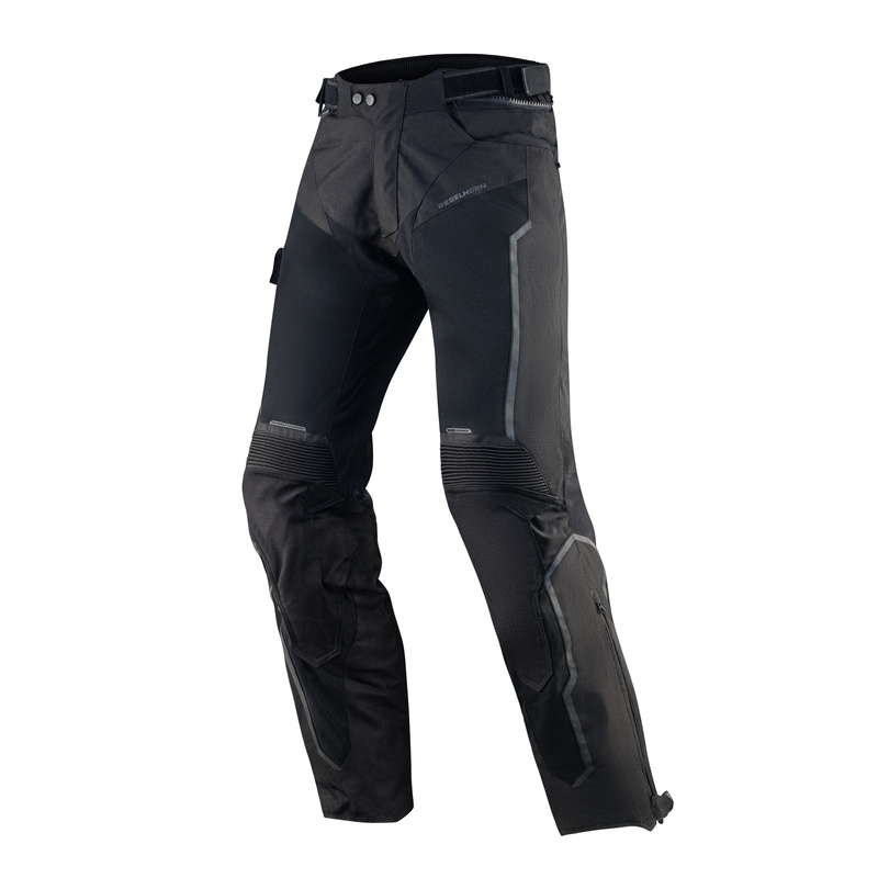 Motorradhose Rebelhorn Hiflow IV schwarz verlängert
