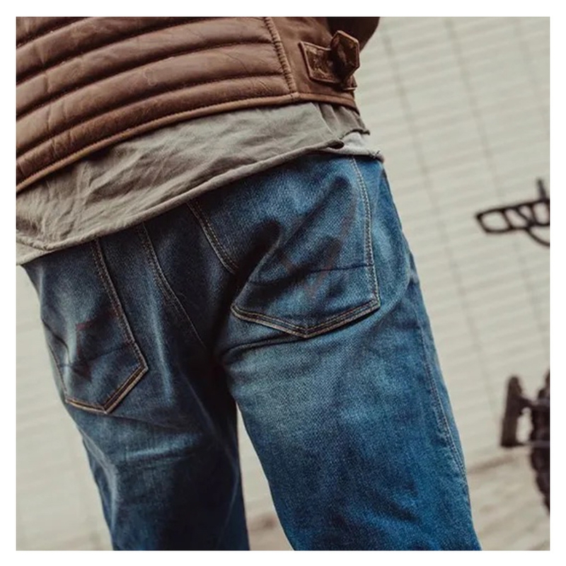 Motorradjeans Revit Carlin SK blau erweitert