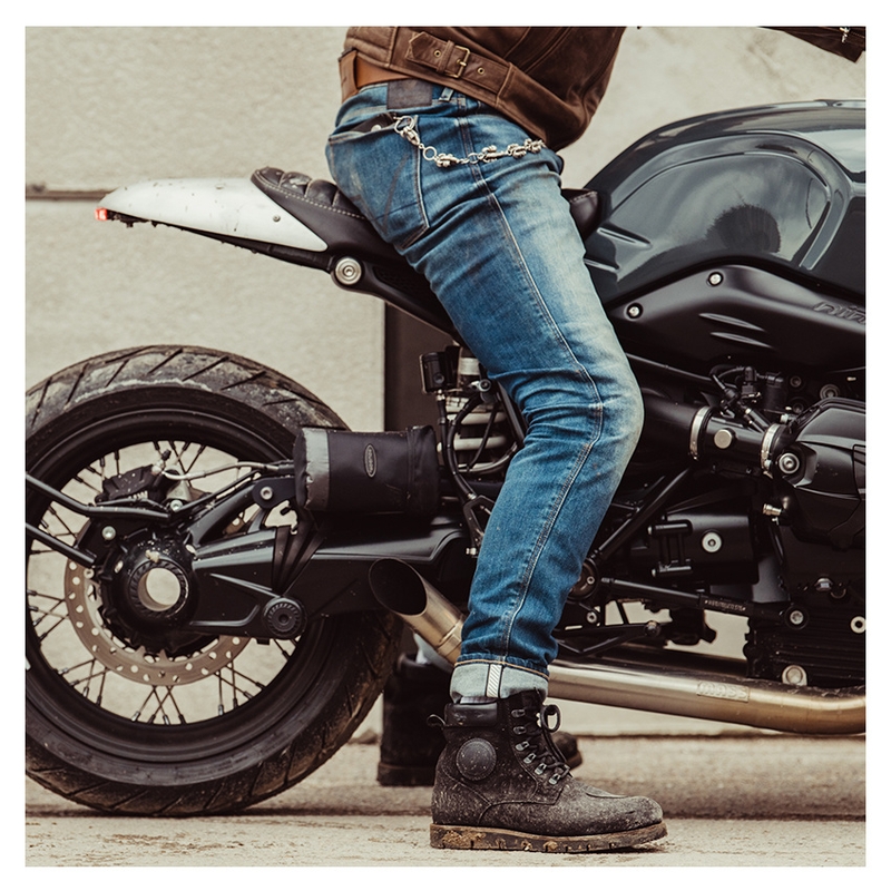 Motorradjeans Revit Carlin SK blau erweitert