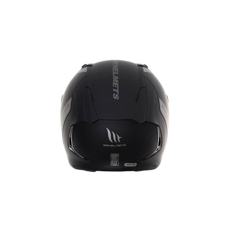 MT Revenge 2 Solid Black Matte Integral Motorradhelm