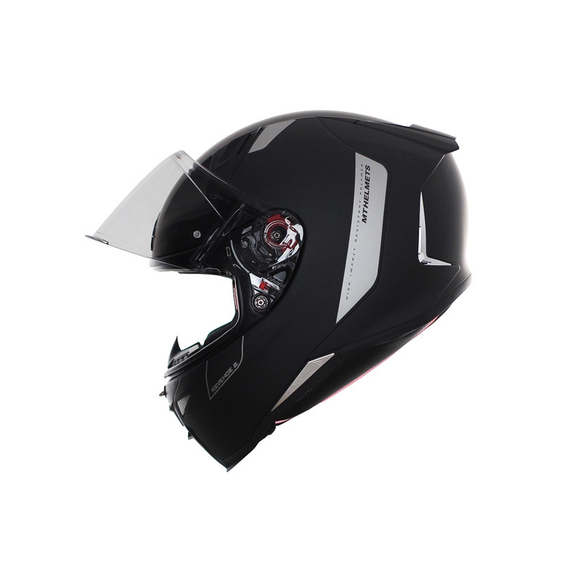 MT Revenge 2 Solid Black Matte Integral Motorradhelm