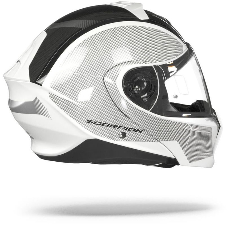 Klapphelm Scorpion EXO-930 Cielo perlweiß-schwarz