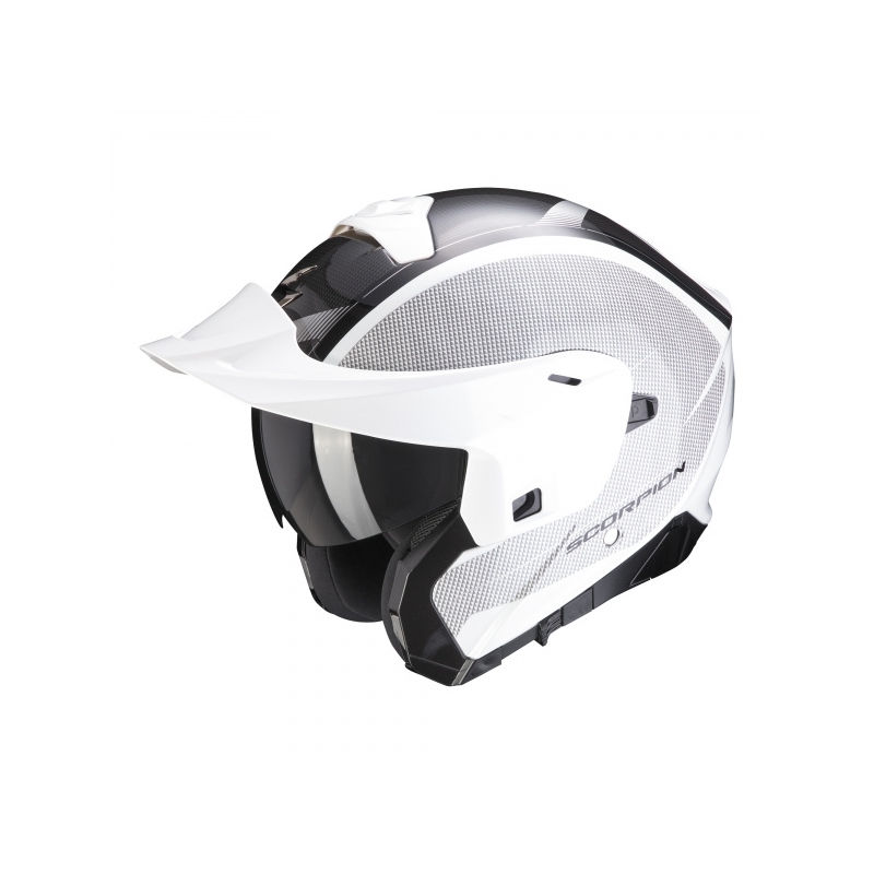 Klapphelm Scorpion EXO-930 Cielo perlweiß-schwarz
