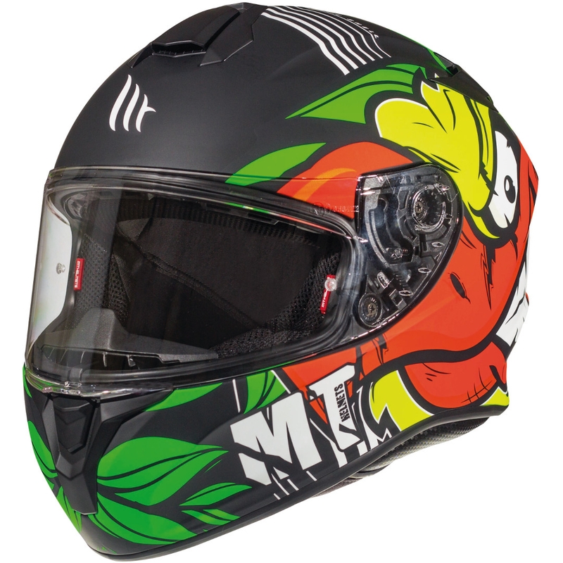 MT Targo Truck A2 Integral Motorradhelm fluo gelb matt