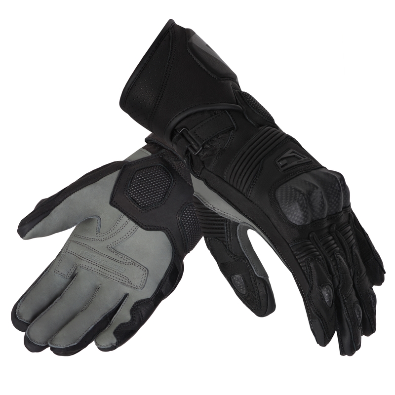 Rebelhorn Fighter Motorradhandschuhe Schwarz