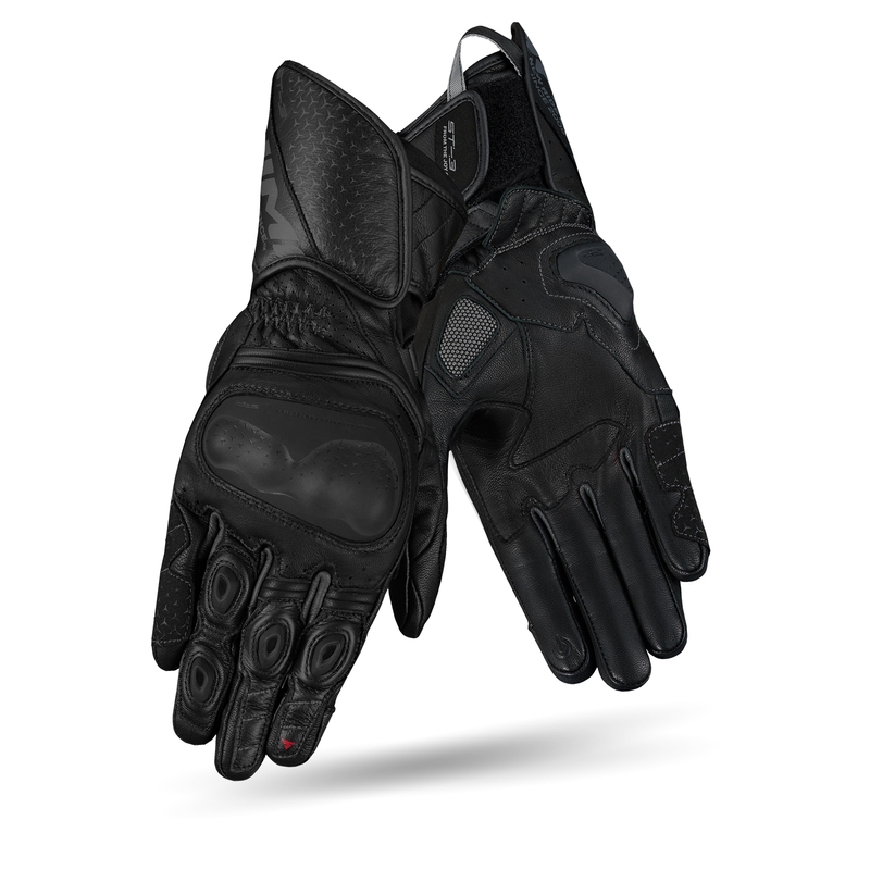 Motorradhandschuhe Shima ST-3 schwarz Ausverkauf