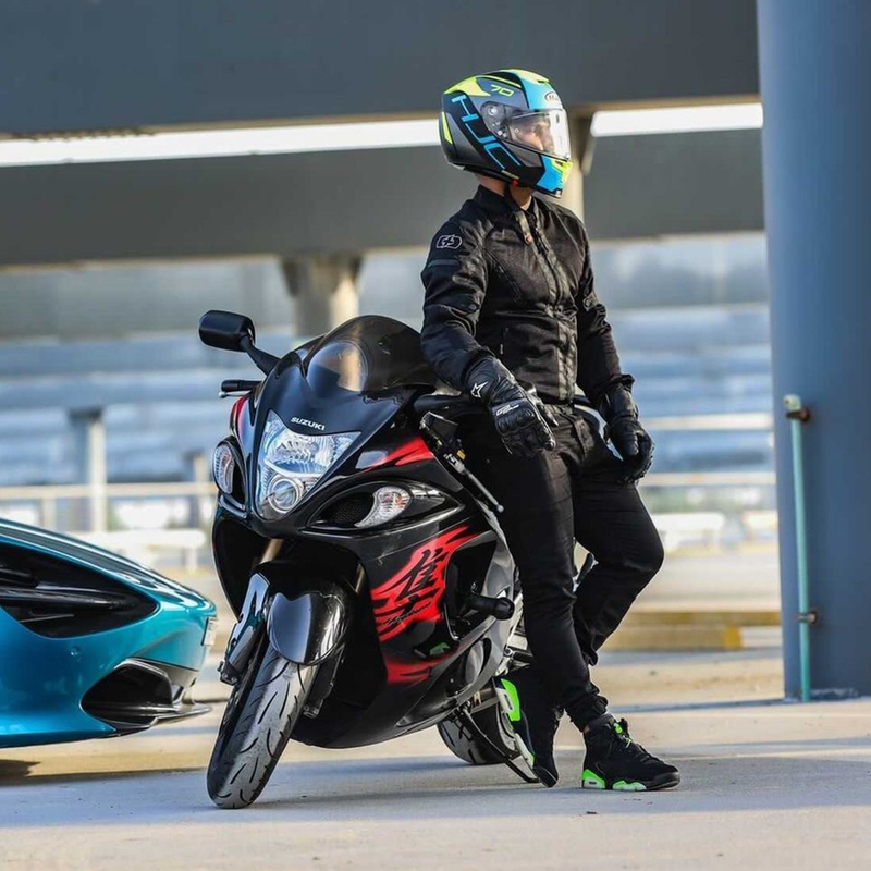 Oxford Delta 1.0 Air Schwarze Motorradjacke