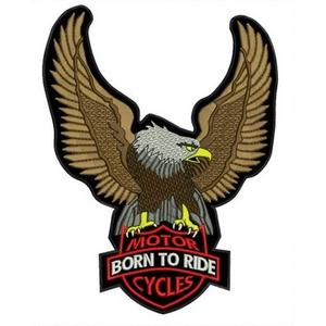 Aufnäher Eagle Born Ride - groß