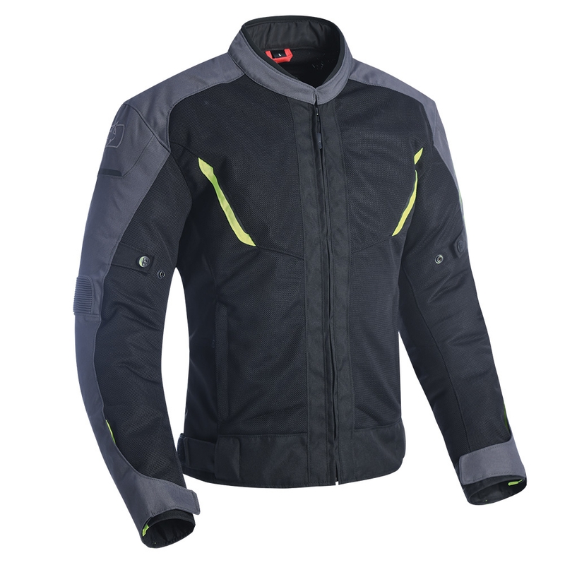 Oxford Delta 1.0 Air schwarz-grau-fluo gelb Motorradjacke