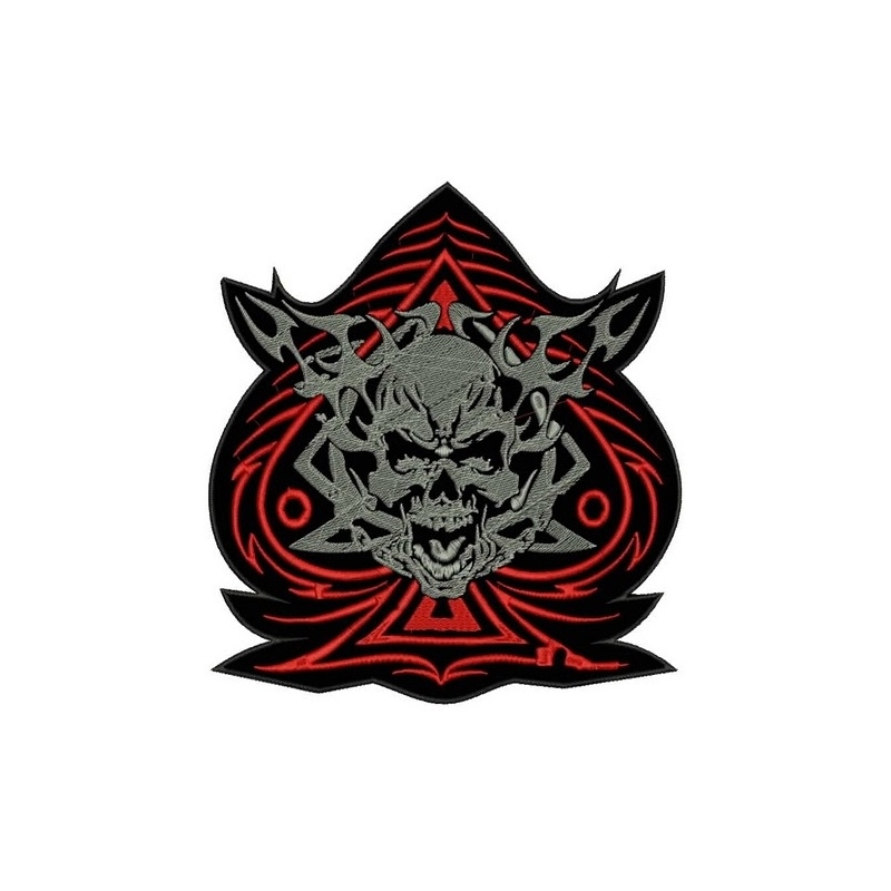 Patch Pik rot - groß Ausverkauf