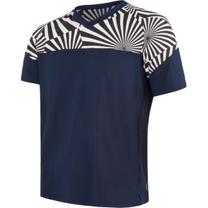 SENSOR HELIUM Herren-Freizeittrikot tiefblau/geometrisch Ausverkauf
