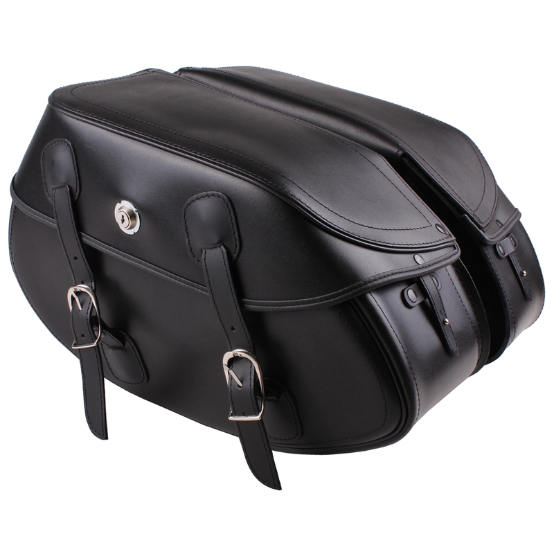 RSA-Büffelleder-Motorradtaschen