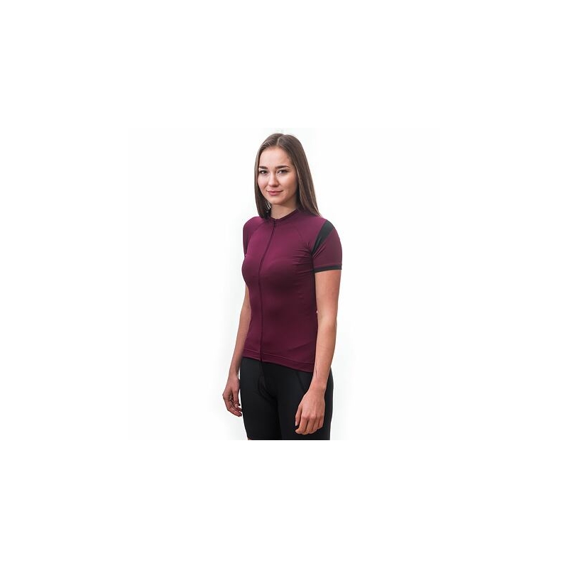 Damen Trikot Sensor Coolmax Classic lila - kurzarm Ausverkauf