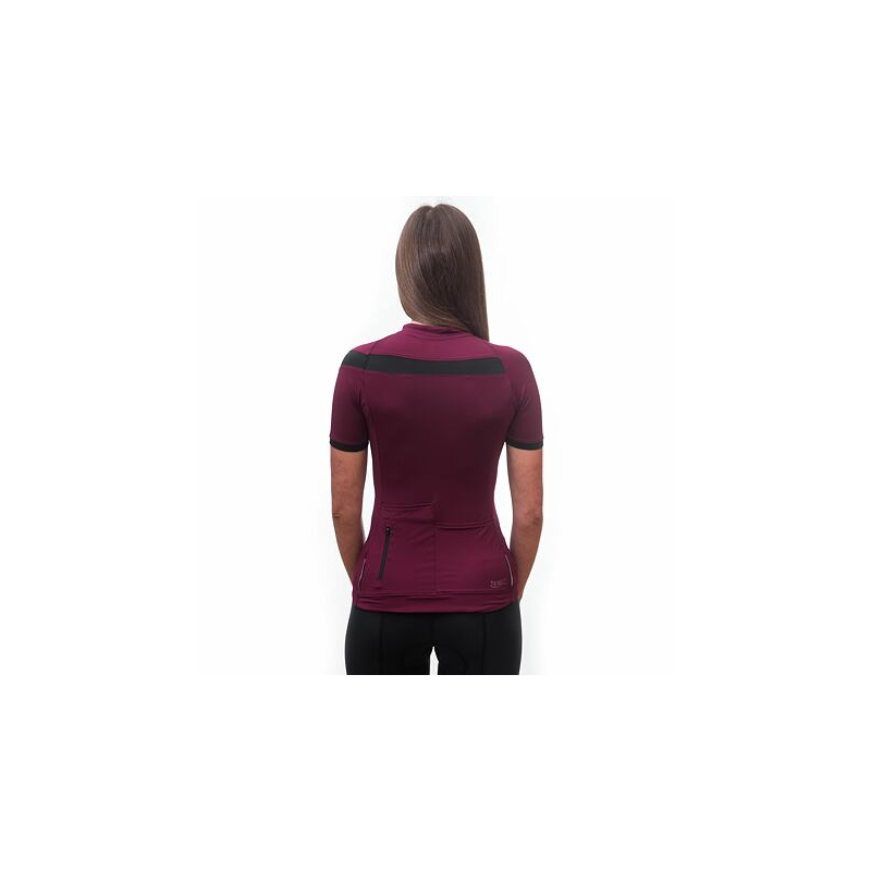 Damen Trikot Sensor Coolmax Classic lila - kurzarm Ausverkauf