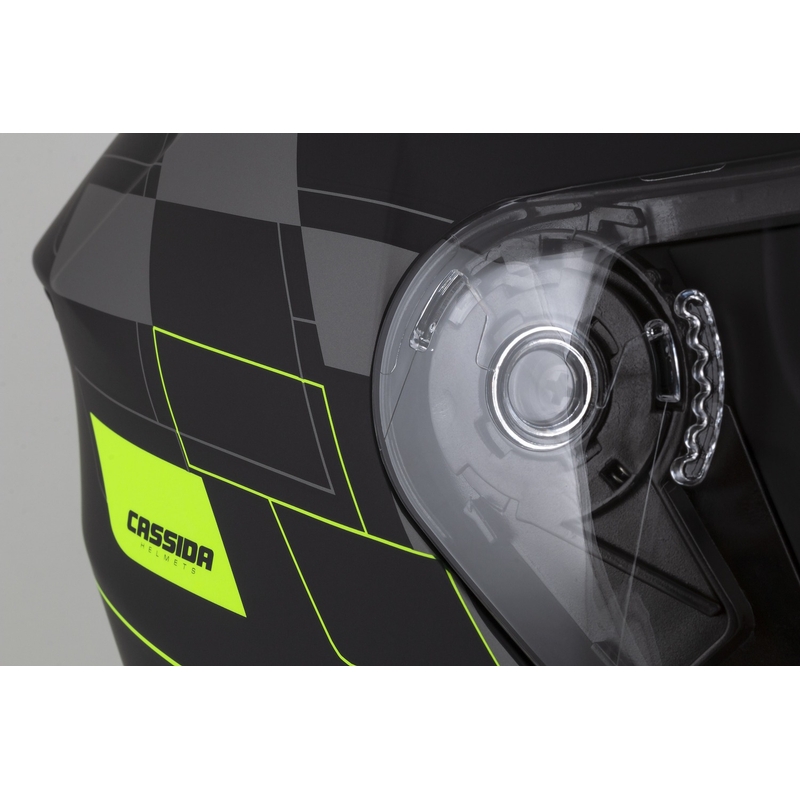 Cassida Jet Tech Roxor offener Motorradhelm schwarz-grau-fluo gelb matt Ausverkauf