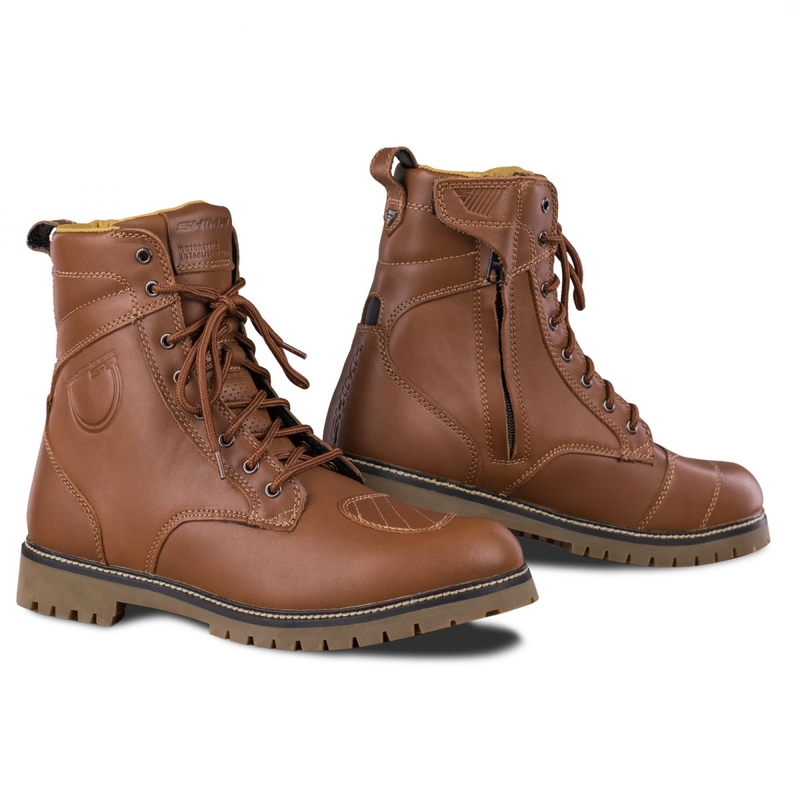 Shima Thomson Brown Motorradstiefel für Frauen