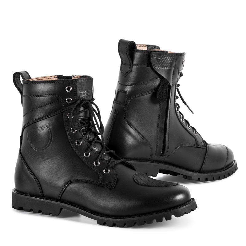 Shima Thomson Schwarze Motorradstiefel für Frauen