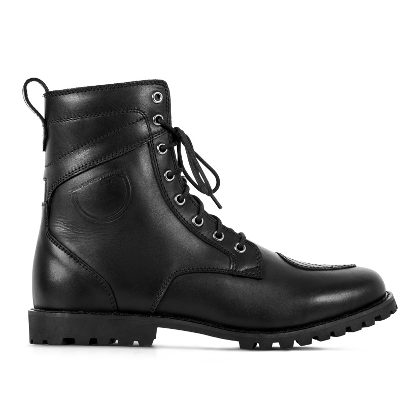 Shima Thomson Schwarze Motorradstiefel für Frauen