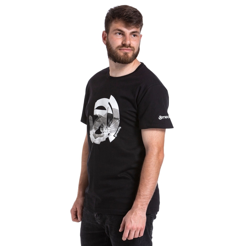 T-shirt Meatfly Glazy schwarz Ausverkauf