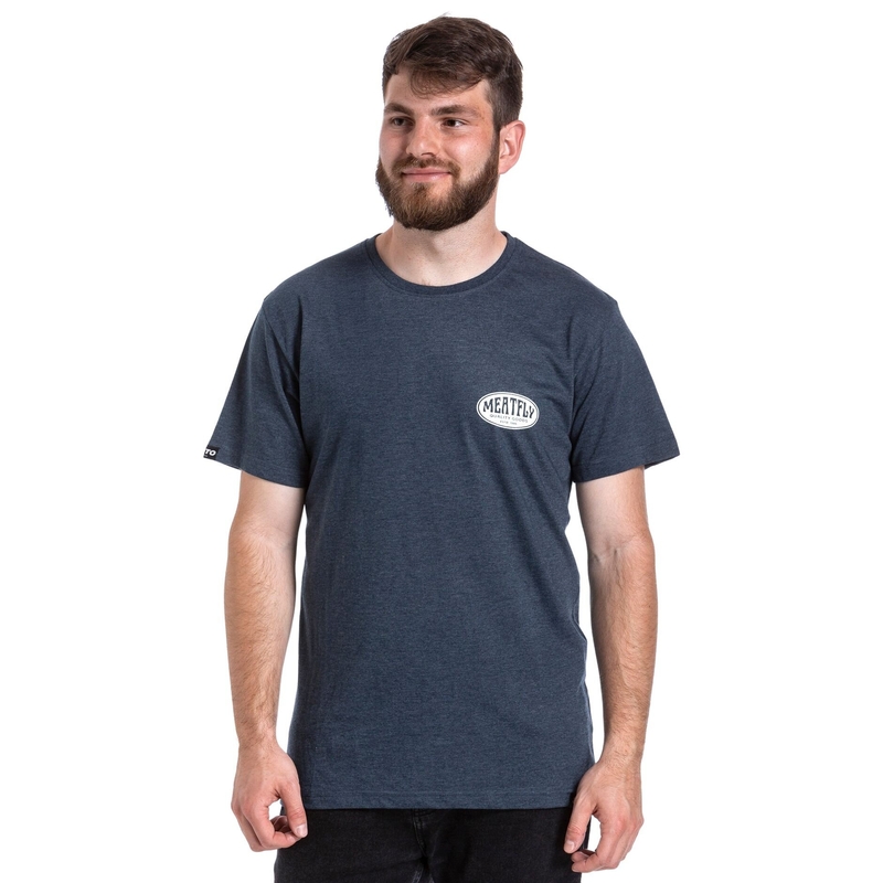 T-shirt Meatfly Ride Till Death dunkelblau