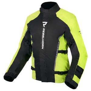 Moto Regenjacke Rebelhorn Patrol fluo gelb-schwarz