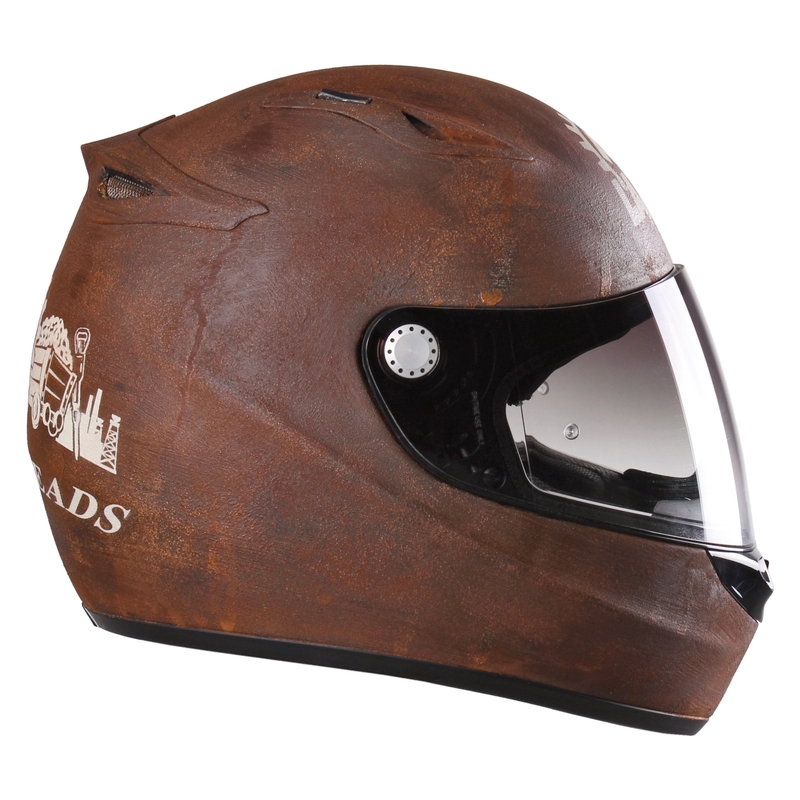 Integral Motorradhelm Lazer Kestrel Einzelne Stahlköpfe Ausverkauf