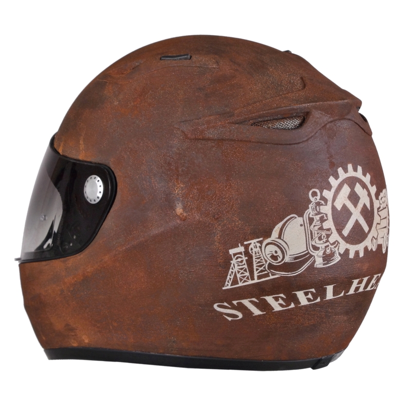 Integral Motorradhelm Lazer Kestrel Einzelne Stahlköpfe Ausverkauf
