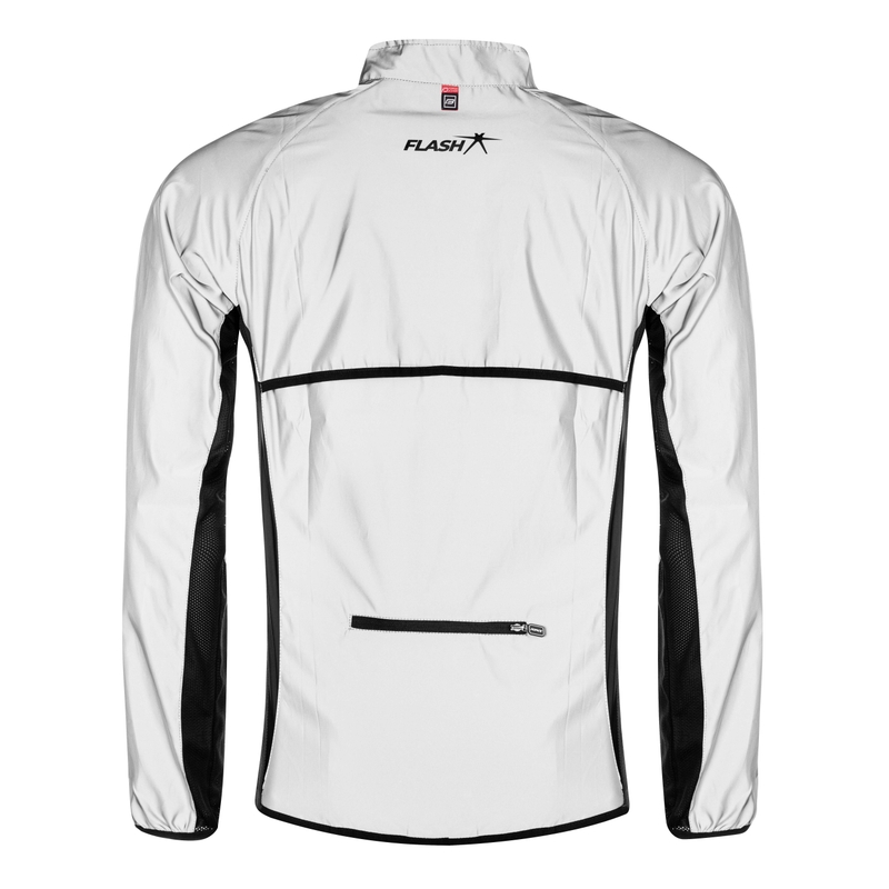 Fahrradjacke FORCE Flash voll reflektierend Ausverkauf