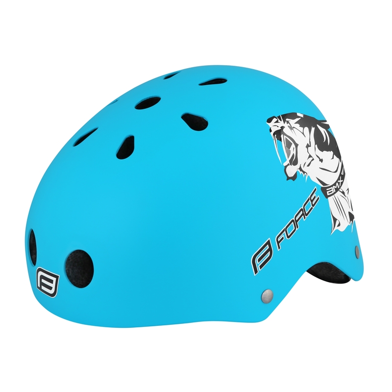 Radfahrerhelm FORCE BMX blau Ausverkauf