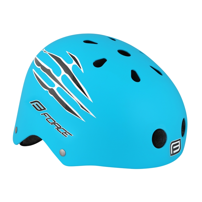 Radfahrerhelm FORCE BMX blau Ausverkauf