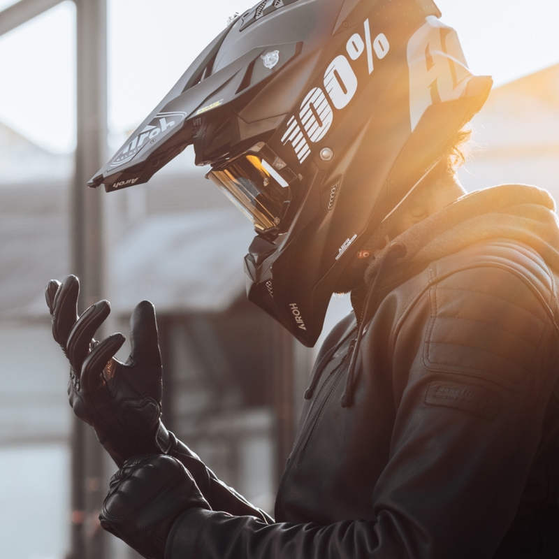 Rebelhorn Impala Motorradjacke perforiert schwarz