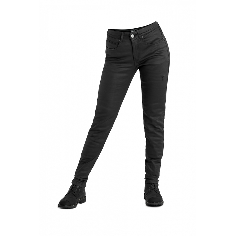 Damen Motorradjeans PANDO MOTO Lorica Kev 02 schwarz Ausverkauf