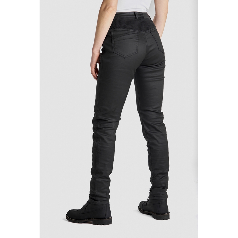 Damen Motorradjeans PANDO MOTO Lorica Kev 02 schwarz Ausverkauf
