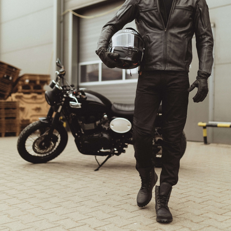 Rebelhorn Rage II Schwarze Motorradjeans Ausverkauf