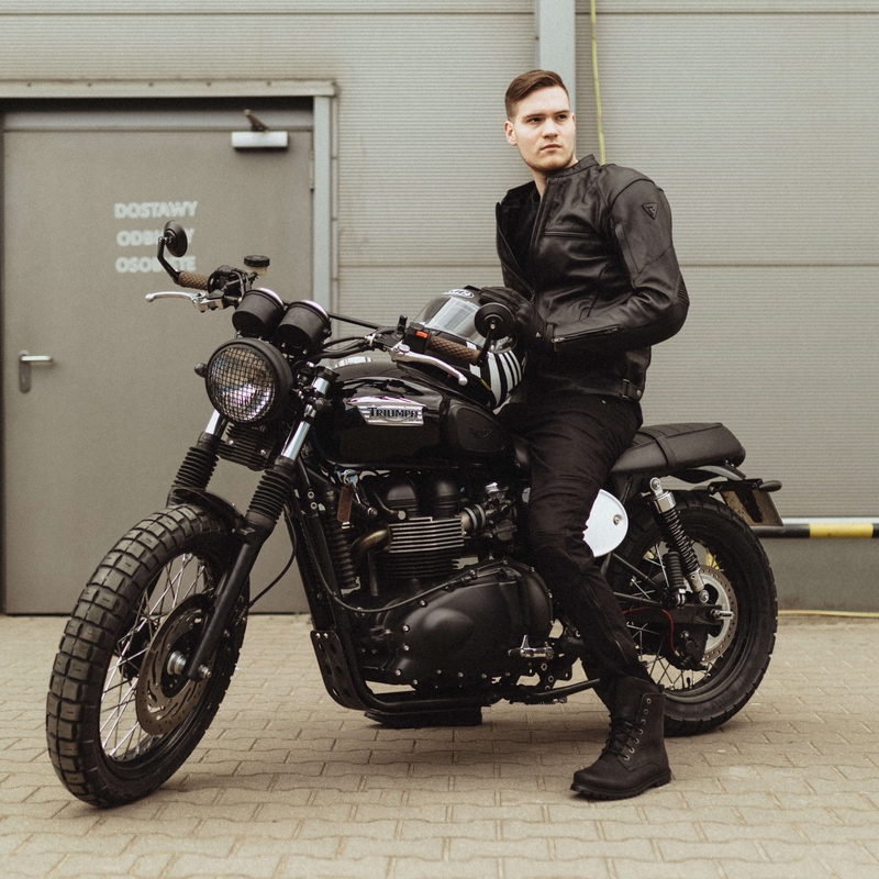Rebelhorn Rage II Schwarze Motorradjeans Ausverkauf