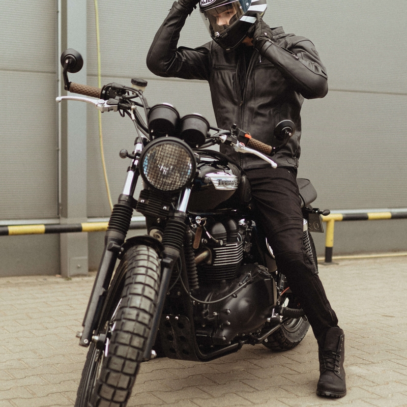 Rebelhorn Rage II Schwarze Motorradjeans Ausverkauf