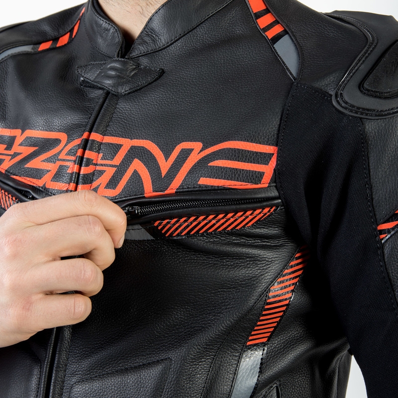 Motorradjacke Ozone RS600 schwarz-orange Ausverkauf
