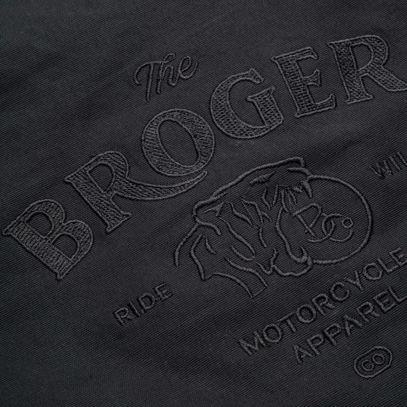 Motorradjacke BROGER Montana schwarz Ausverkauf
