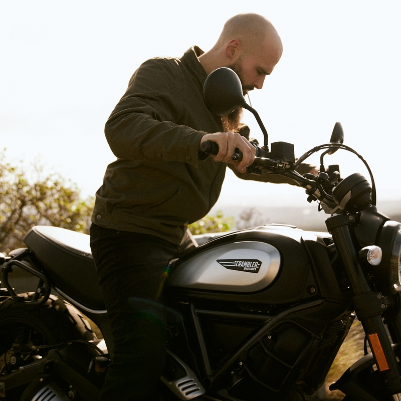 BROGER Montana Motorradjacke olivgrün Ausverkauf