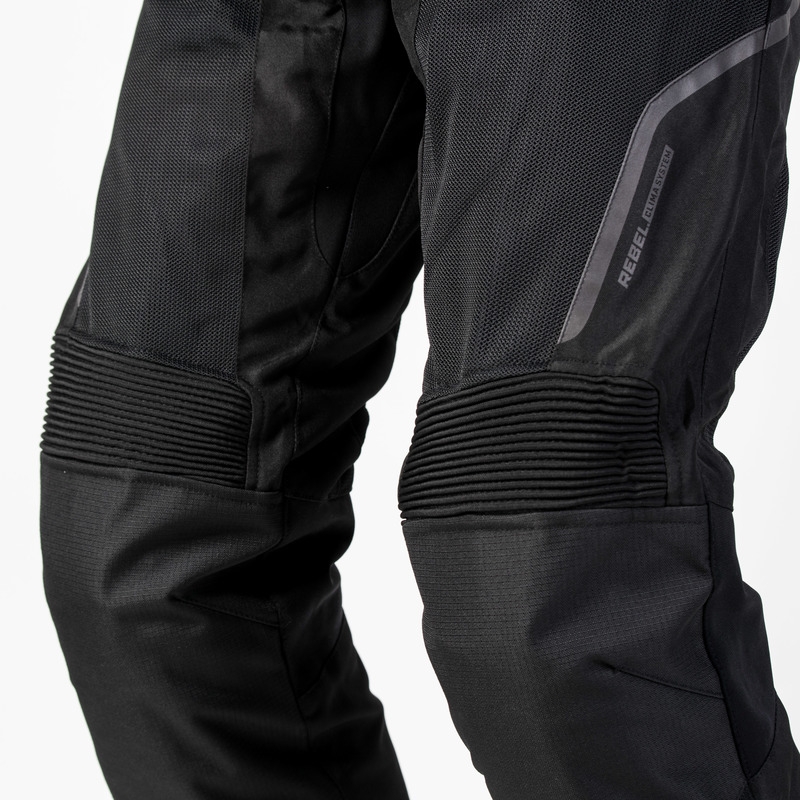 Rebelhorn Flux Motorradhosen Schwarz