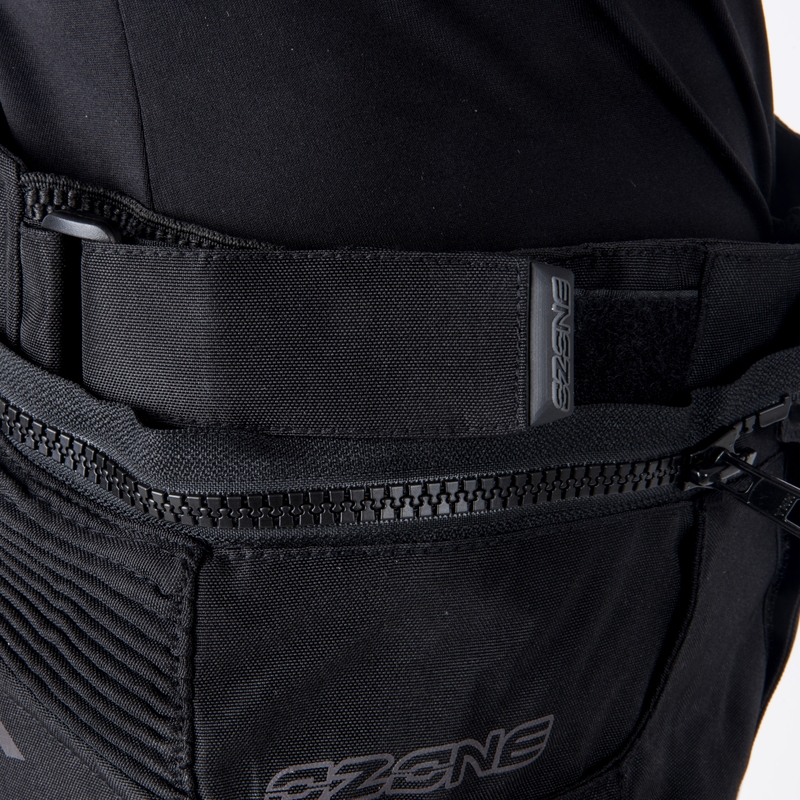 Ozone Jet II Schwarze Motorradhosen für Frauen Ausverkauf