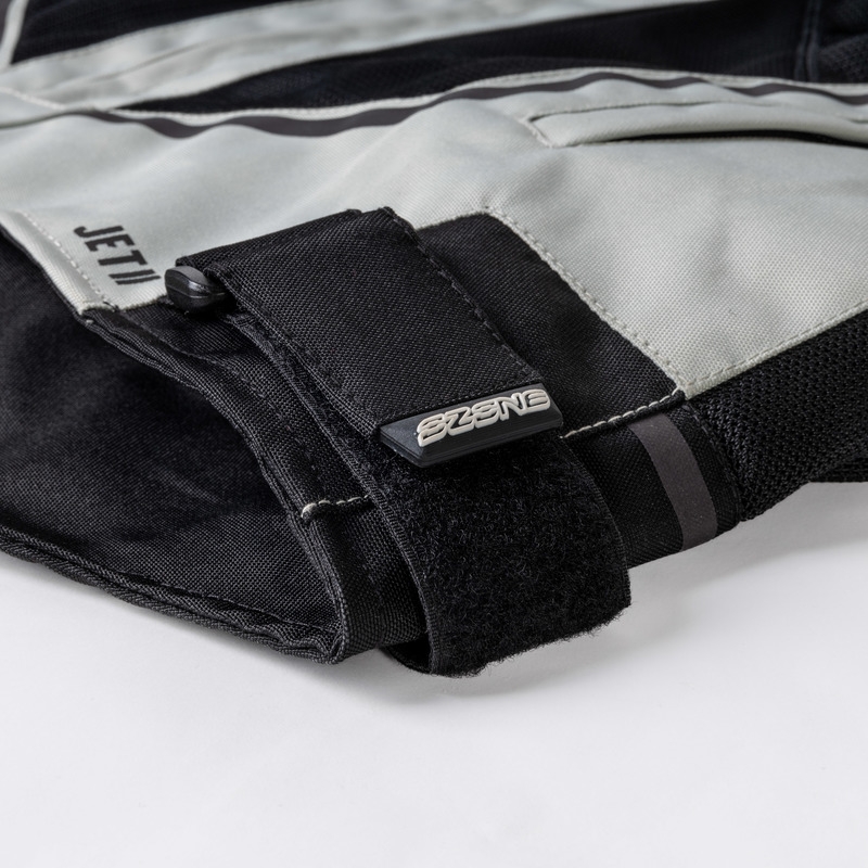 Motorradjacke Ozone Jet II grau-schwarz-fluorgelb Ausverkauf