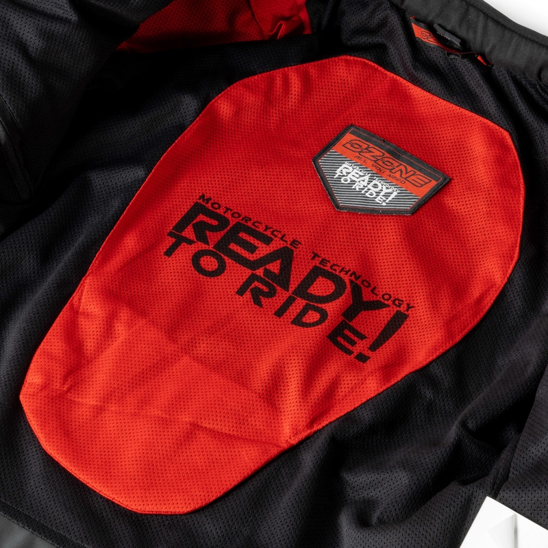 Moto-Jacke Ozone Jet II grau-schwarz Ausverkauf