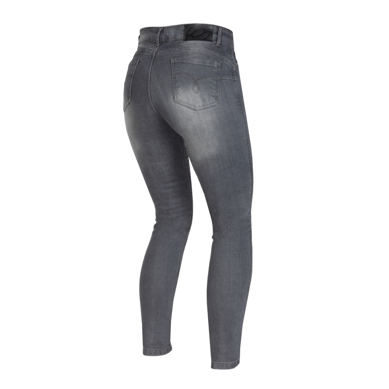 Ozone Striker SF Graue Motorradjeans für Frauen