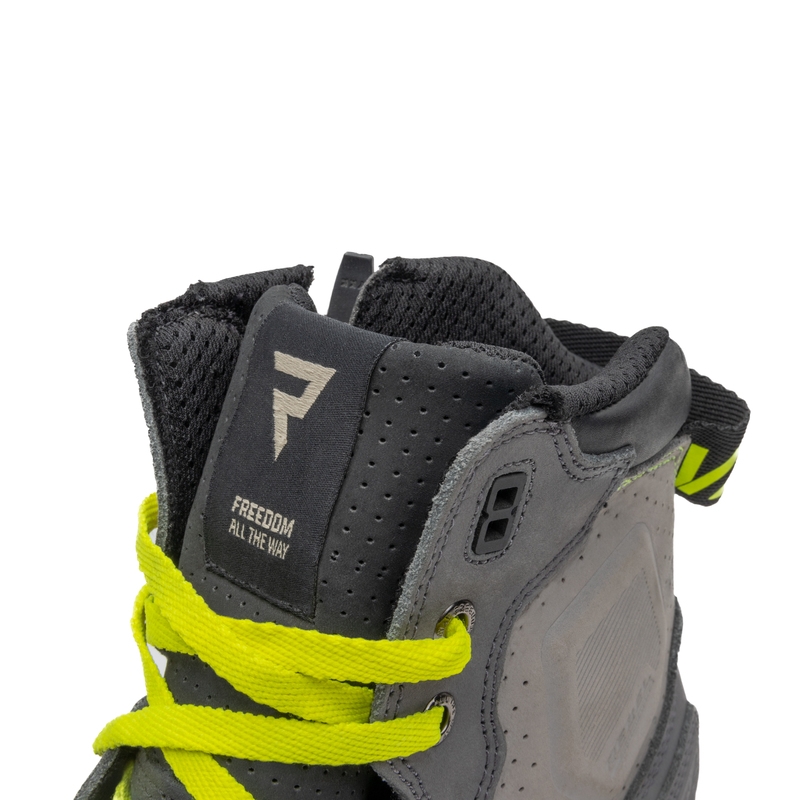 Rebelhorn Vandal grau-fluo gelb Motorradstiefel Ausverkauf