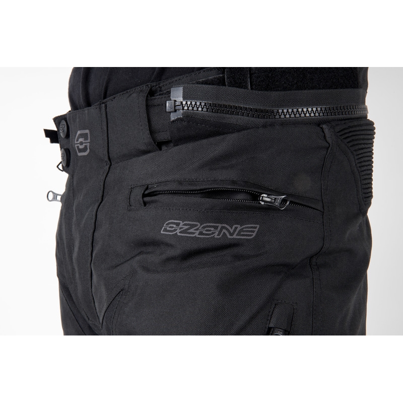 Ozone Vulcan Erweiterte Motorradhosen Schwarz