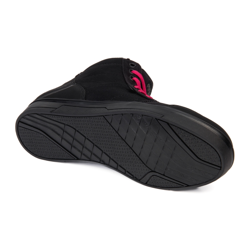 Ozone Town Motorradstiefel in Schwarz und Rosa Ausverkauf