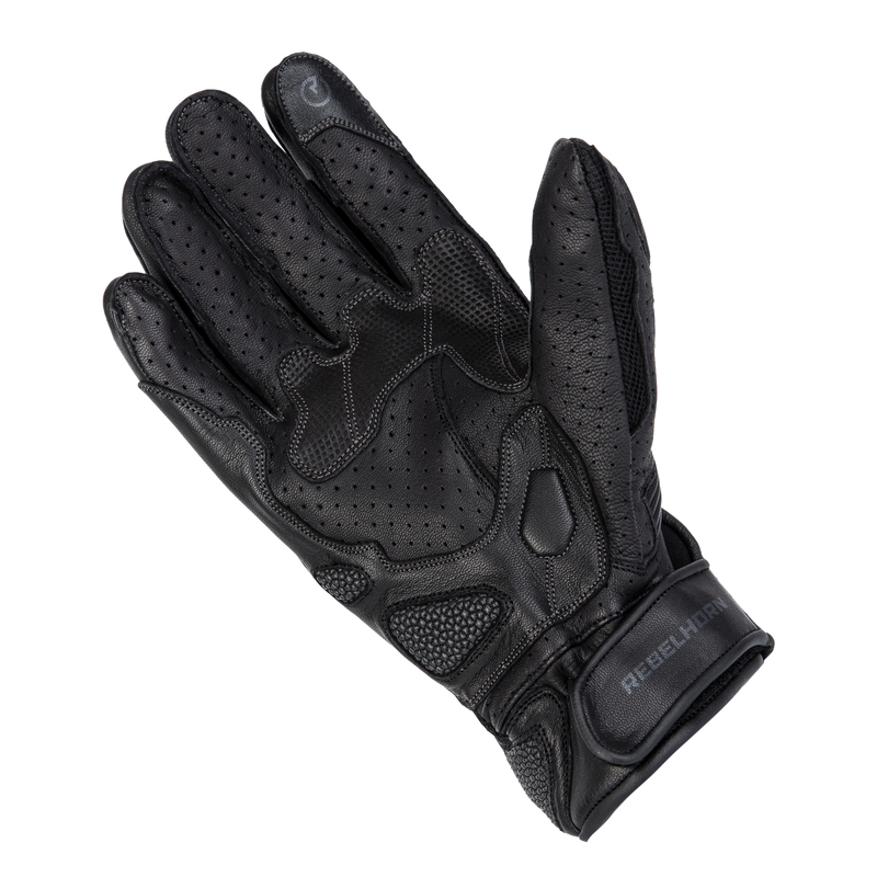 Rebelhorn Flux II Motorradhandschuhe schwarz