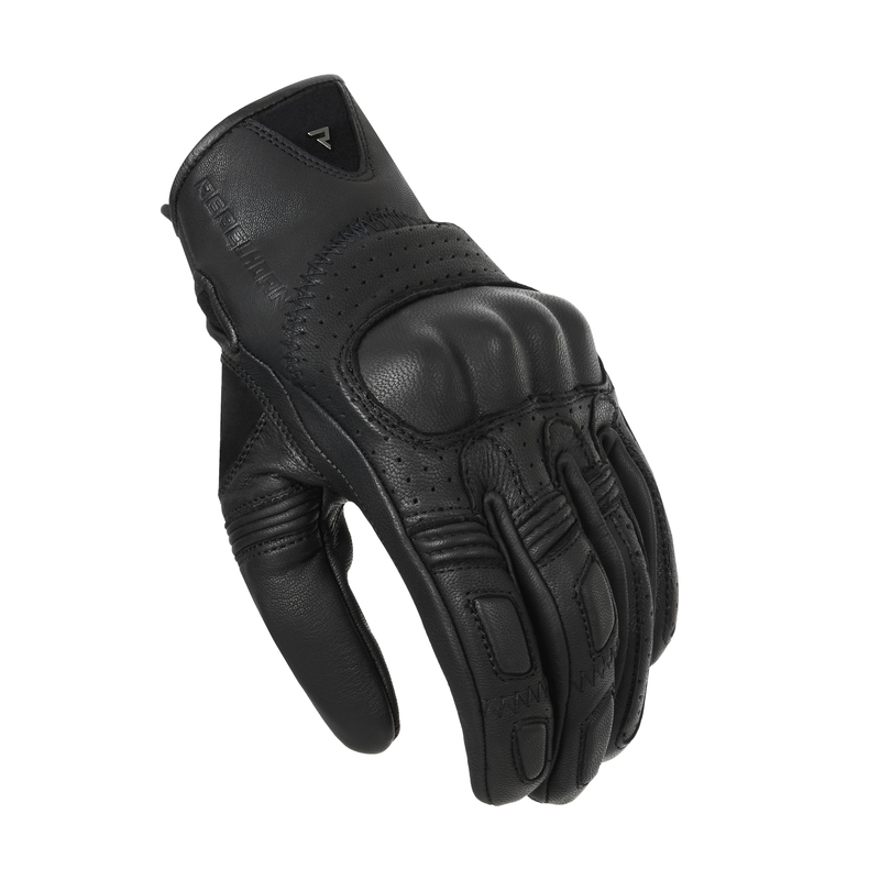 Motorradhandschuhe Rebelhorn Thug II schwarz perforiert